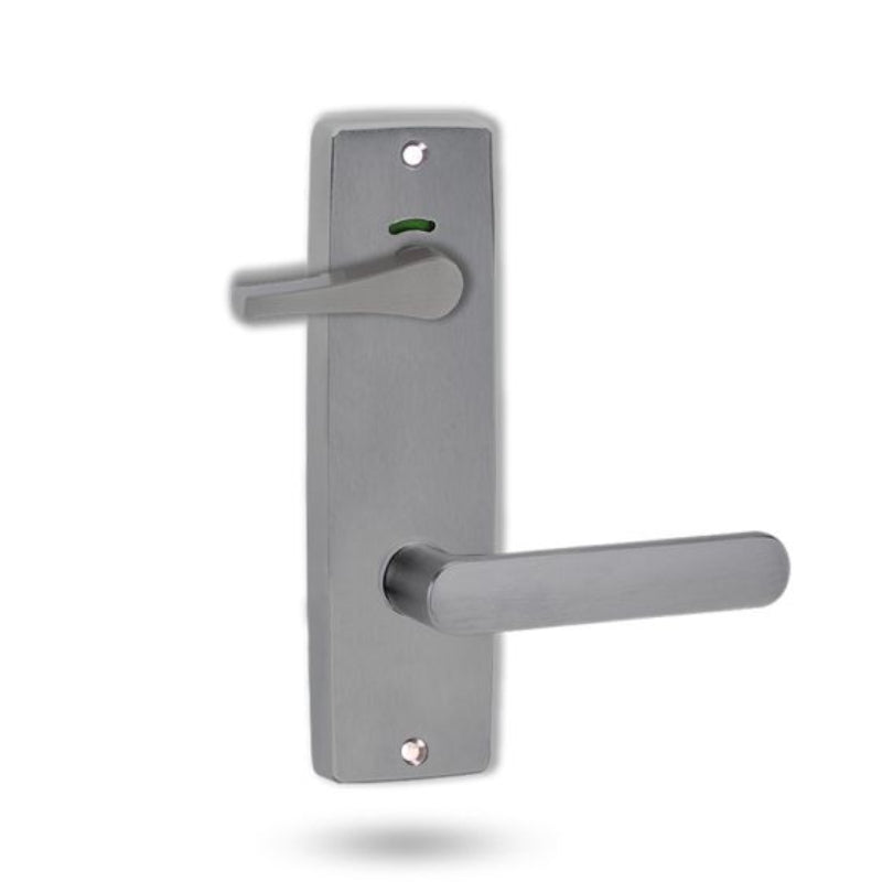 Lockwood 1941 Square End Plate Privacy Indicator Disabled Turn & 106 Lever Satin Chrome 1941/106PC