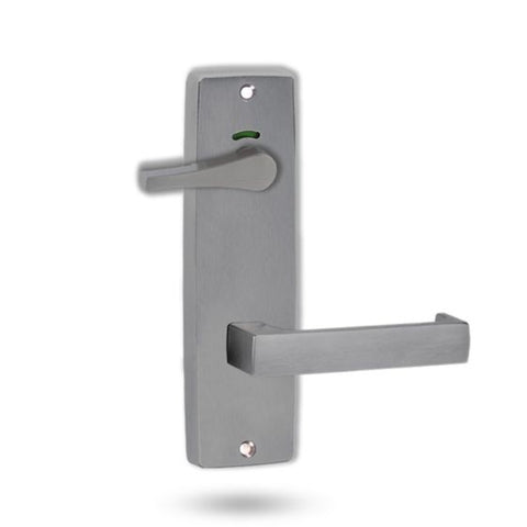 Lockwood 1941 Square End Plate Privacy Indicator Disabled Turn & 112 Lever Satin Chrome 1941/112PC - primehardware