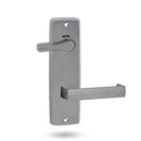 Lockwood 1941 Square End Plate Privacy Indicator Disabled Turn & 112 Lever Satin Chrome 1941/112PC - primehardware