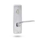 Lockwood 1904 Square End Plate with Turn & 122 LH Lever Polyester Powdercoat 1904/122LPC - primehardware