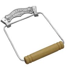 Superior Brass Paper Holder “british Paper Co” Chrome Plated Polished Chrome
