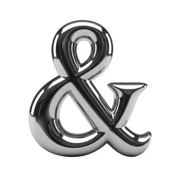 Superior Brass Alphabet '&' CP 150mm & - primehardware