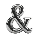 Superior Brass Alphabet '&' CP 150mm & - primehardware