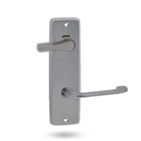 Lockwood 1941 Square End Plate Privacy Indicator Disabled Turn & 115 Lever Satin Chrome 1941/115PC - primehardware