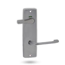 Lockwood 1941 Square End Plate Privacy Indicator Disabled Turn & 115 Lever Satin Chrome 1941/115PC - primehardware