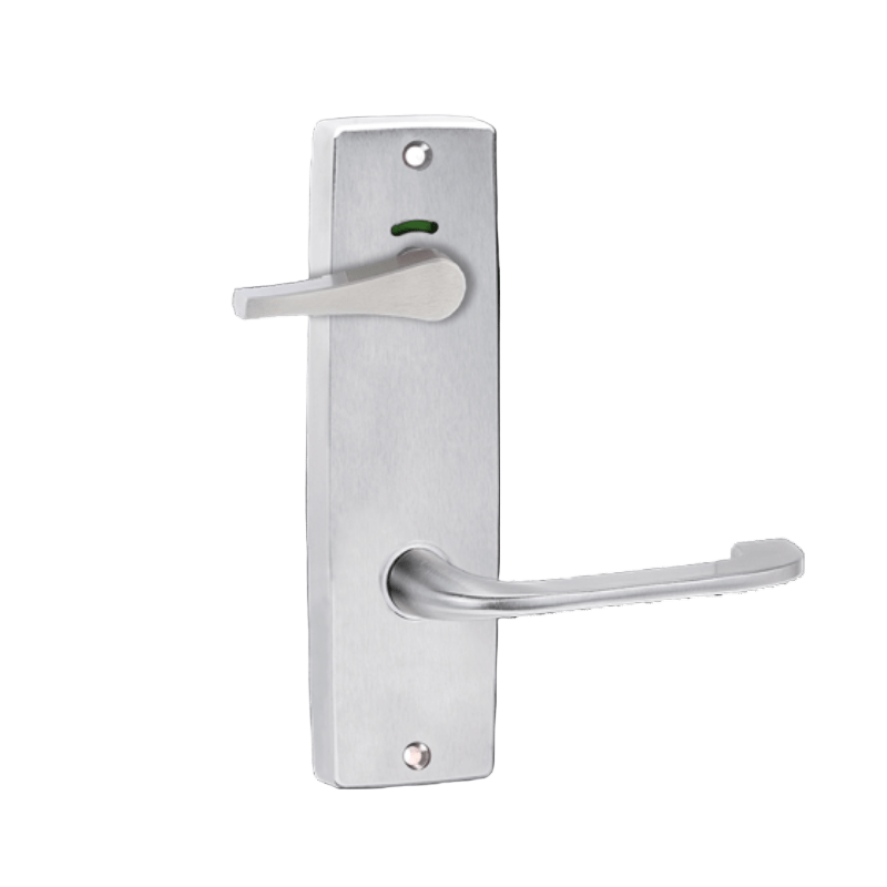 Lockwood 1941 Square End Plate Privacy Indicator Disabled Turn & 115 Lever Satin Chrome 1941/115SC - primehardware