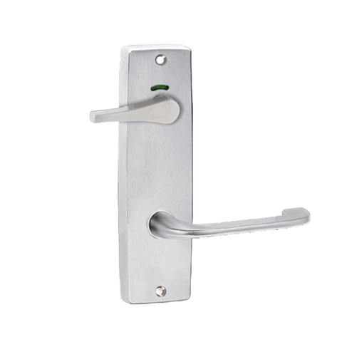 Lockwood 1941 Square End Plate Privacy Indicator Disabled Turn & 115 Lever Satin Chrome 1941/115SC - primehardware