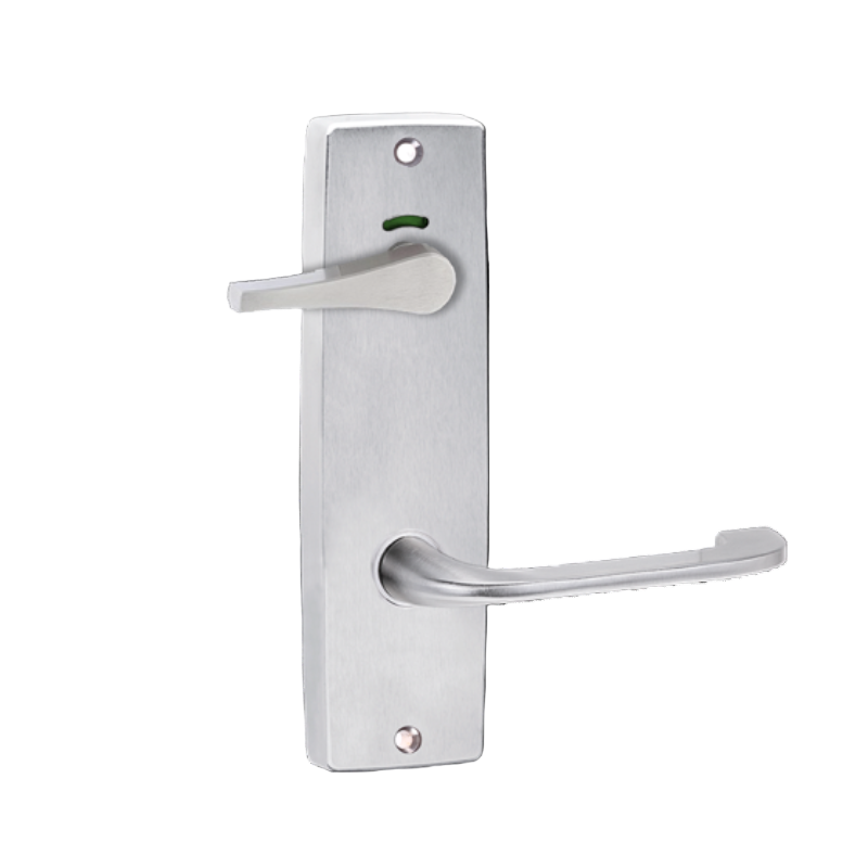 Lockwood 1941 Square End Plate Privacy Indicator Disabled Turn & 115 Lever Satin Chrome 1941/115SC
