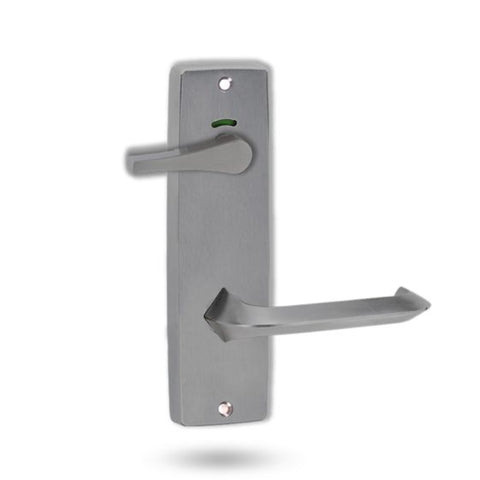 Lockwood 1941 Square End Plate Privacy Indicator Disabled Turn & 116 Lever Satin Chrome 1941/116SC - primehardware