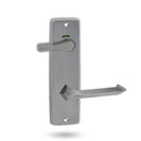 Lockwood 1941 Square End Plate Privacy Indicator Disabled Turn & 116 Lever Satin Chrome 1941/116SC - primehardware