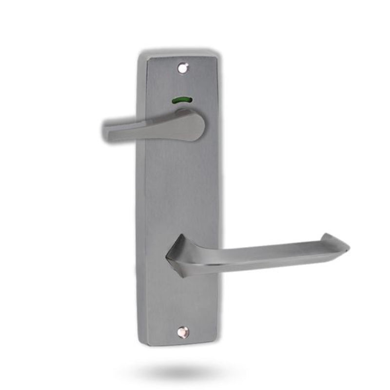 Lockwood 1941 Square End Plate Privacy Indicator Disabled Turn & 116 Lever Satin Chrome 1941/116SC