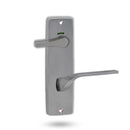 Lockwood 1941 Square End Plate Privacy Indicator Disabled Turn & 122 Left Hand Lever Satin Chrome 1941/122LPC - primehardware