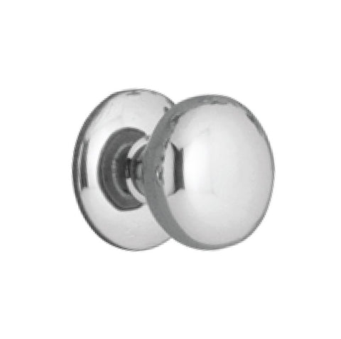 Superior Brass Knob Latch Conceal Fixing CP 50mm - primehardware