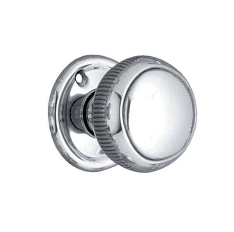 Superior Brass Milled Edge Knob CP 45mm - primehardware