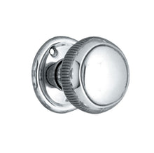 Superior Brass Milled Edge Knob Chrome Plated Polished Chrome 45mm (Pair)
