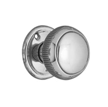 Superior Brass Milled Edge Knob Chrome Plated 52mm Polished Chrome 52mm DXia Knob / 51m Back Plate (Pair)