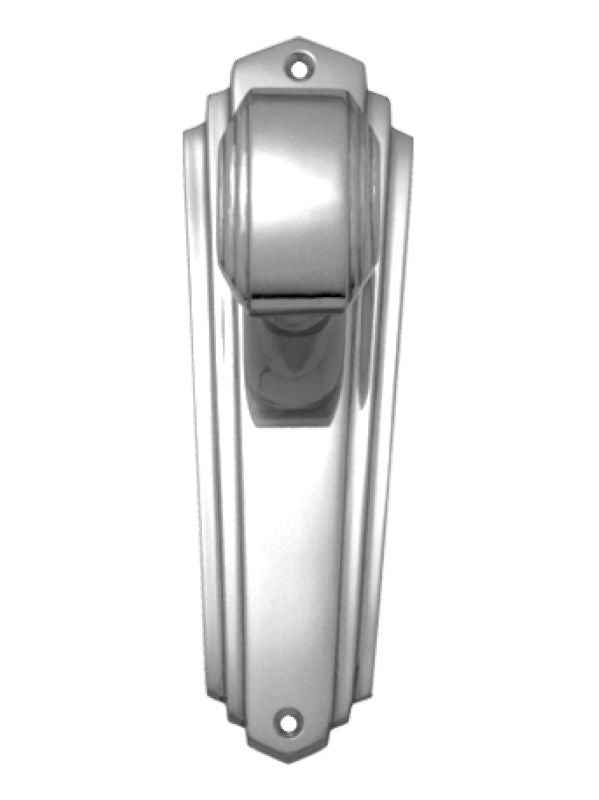 Superior Brass Art Deco Knob Latch Passage Set CP 203x63mm ONLY LEVER SET - primehardware