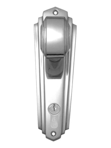 Superior Brass Knob Lock (CC 85mm) CP 203x63mm ONLY LEVER SET - primehardware