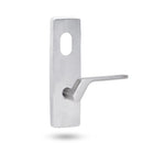Lockwood 1801 Square End Plate With Cylinder Hole And 41 Lever Lh Satin Chrome 1801/41LSC - primehardware