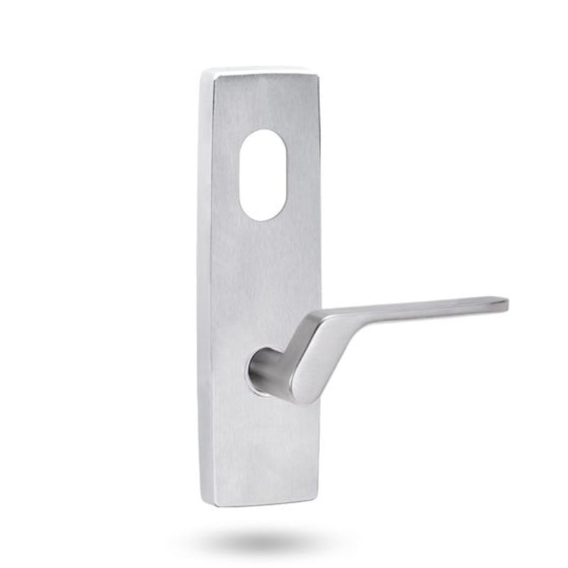 Lockwood 1801 Square End Plate With Cylinder Hole And 41 Lever Rh Polyester Powdercoat 1801/41RPC - primehardware