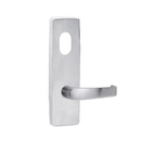 Lockwood 1801 Square End Plate With Cylinder Hole And 47 Lever Lh Satin Chrome 1801/47LSC - primehardware