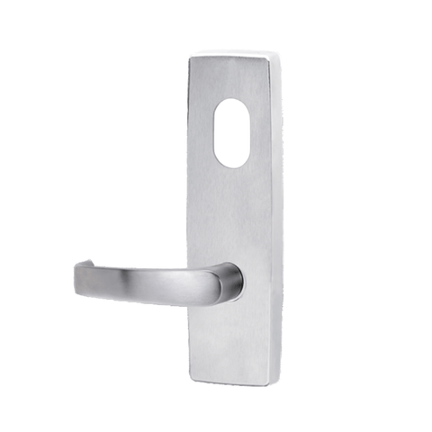 Lockwood 1801 Square End Plate With Cylinder Hole And 47 Lever Rh Satin Chrome 1801/47RSC - primehardware