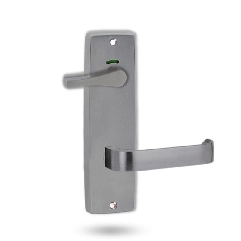Lockwood 1941 Square End Plate Privacy Indicator Disabled Turn & 131 Lever Satin Chrome 1941/131PC