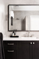 Zanda Manhattan Cabinet Handle in Brush Nickle & Matt Black - primehardware