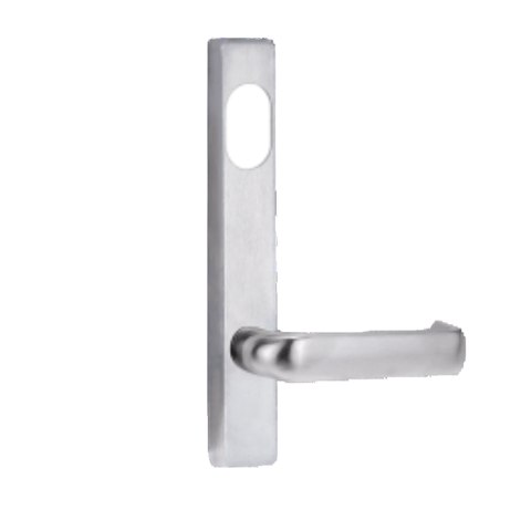 Lockwood 1801 Square End Plate With Cylinder Hole And 70 Lever Raw Brass 1801/70BR - primehardware