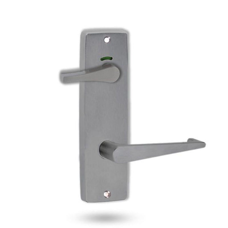 Lockwood 1941 Square End Plate Privacy Indicator Disabled Turn & 133 Lever Satin Chrome 1941/133SC