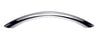 Superior Brass Pull Handle Flat Top Bow CP 96mm - primehardware