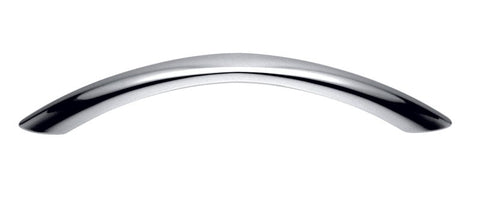 Superior Brass Pull Handle Flat Top Bow CP 96mm - primehardware