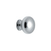Superior Brass Cupboard Pull Knob CP 20mm - primehardware