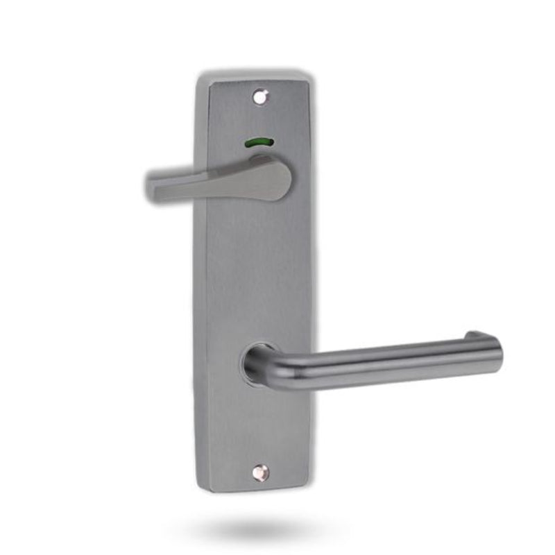 Lockwood 1941 Square End Plate Privacy Indicator Disabled Turn & 144 Lever Satin Chrome 1941/144PC