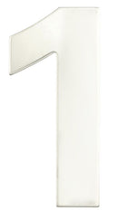 Superior Brass Architectural Numeral No.1 316 Pol.S/Steel 130mm "1" - primehardware