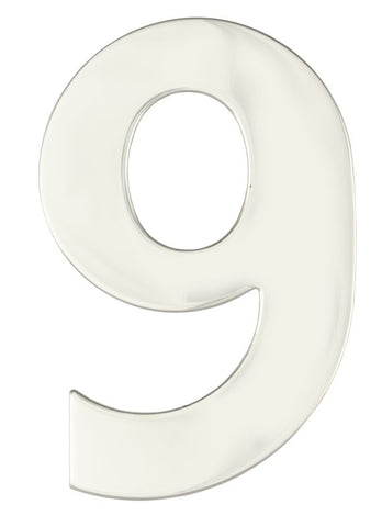 Superior Brass Architectural Numeral No.9 316 S/Steel 255mm "9" - primehardware