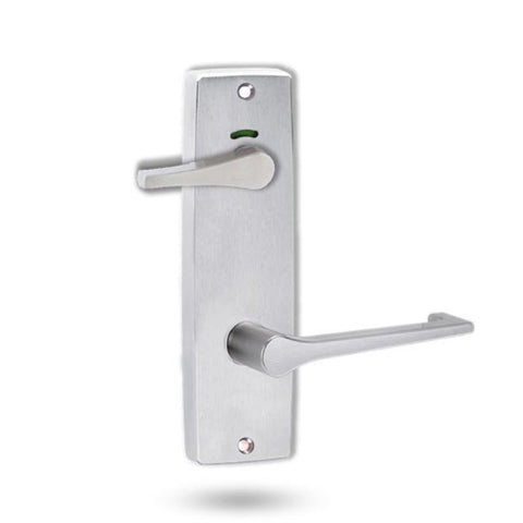 Lockwood 1941 Square End Plate Privacy Indicator Disabled Turn & 145 Lever Satin Chrome 1941/145SC - primehardware