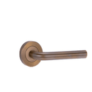 Lockwood Symphony 97 Lever On Round Rose Full Set Architectural Bronze 1220/1221/97AZ - primehardware