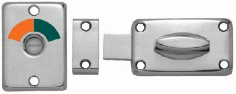 Austyle  Privacy Indicator Bolt  Chrome Plated 35x55mm 39014
