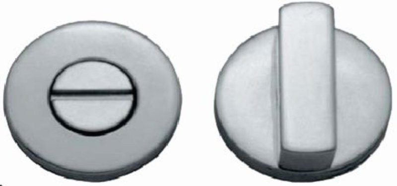 Austyle Privacy Turn Snib Rnd.Concealed Chrome Plated 36mm 39038 - primehardware