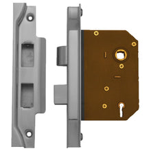 AUSTYLE Rebated Lock Three Lever Polished Chrome Forty Five Millimetre 39047