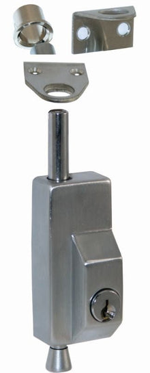 Superior Brass Patio Bolt Sf 20/40mm Throw C4 Chrome Plated Polished Chrome 30x75mm
