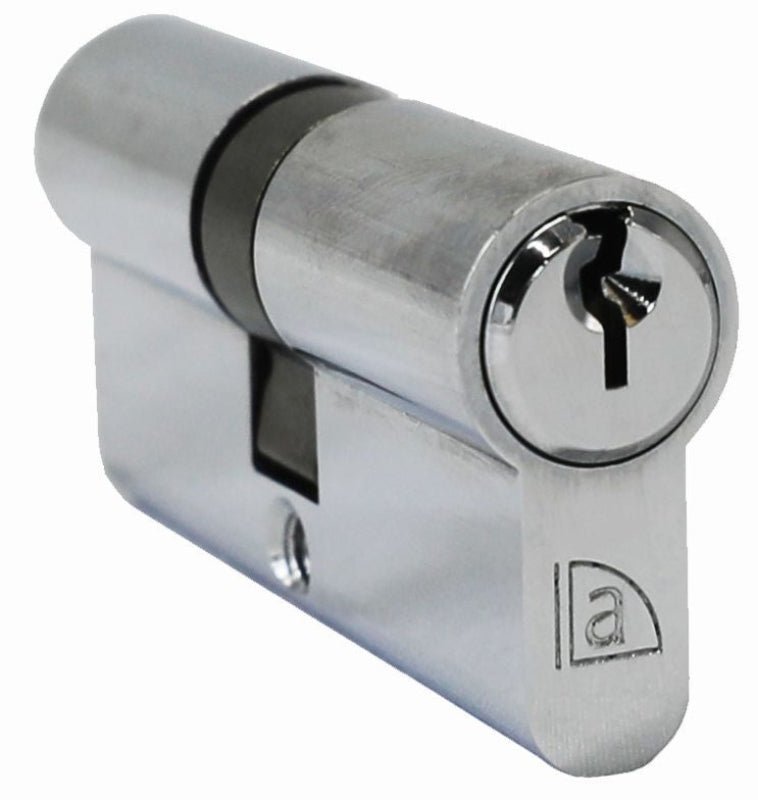 Austyle Euro Double Cylinder 5 pin C4 chrome plated 65mm 39144 - primehardware