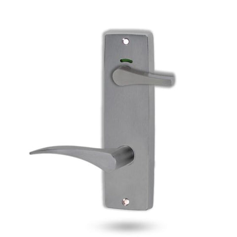 Lockwood 1941 Square End Plate Privacy Indicator Disabled Turn & 153 Right Hand Lever Satin Chrome 1941/153RPC - primehardware