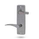 Lockwood 1941 Square End Plate Privacy Indicator Disabled Turn & 153 Right Hand Lever Satin Chrome 1941/153RPC - primehardware