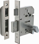 Austyle QuadLock Multi Function Entrance Lock 304 Polished Stainless Steel 60mm 39300 - primehardware