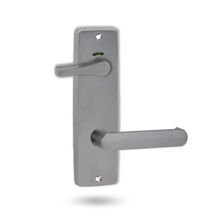 Lockwood 1941 Square End Plate Privacy Indicator Disabled Turn & 166 Lever Satin Chrome 1941/166PC