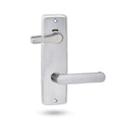 Lockwood 1941 Square End Plate Privacy Indicator Disabled Turn & 166 Lever Satin Chrome 1941/166SC - primehardware