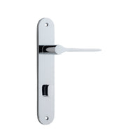 IVER COMO DOOR LEVER HANDLE ON OVAL BACKPLATE - CUSTOMISE TO YOUR NEEDS