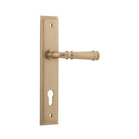 IVER VERONA DOOR LEVER HANDLE ON STEPPED BACKPLATE - CUSTOMISE TO YOUR NEEDS